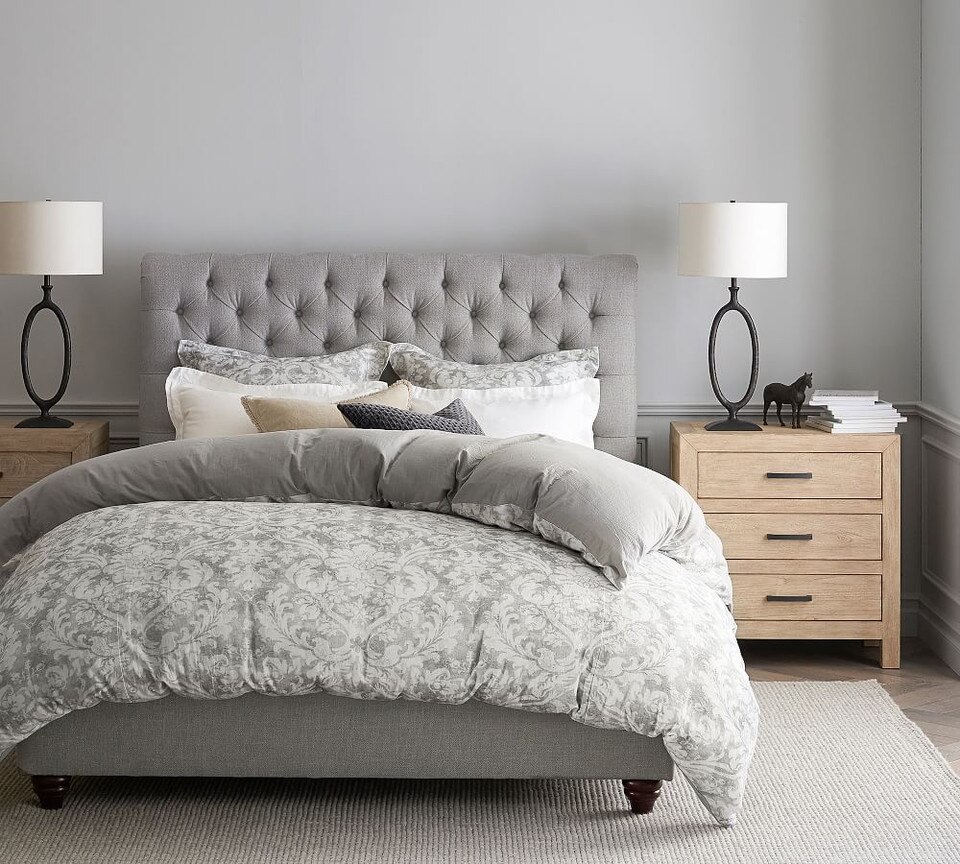 Chesterfield Upholstered Bed Pottery Barn Australia